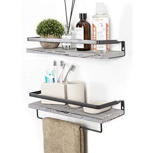 New Rustic Wood Wall Shelves